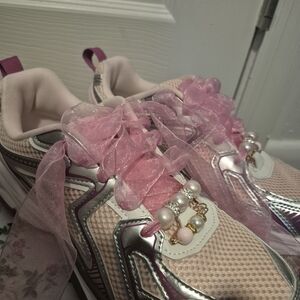 Avia Pink and Silver Women's Sneakers